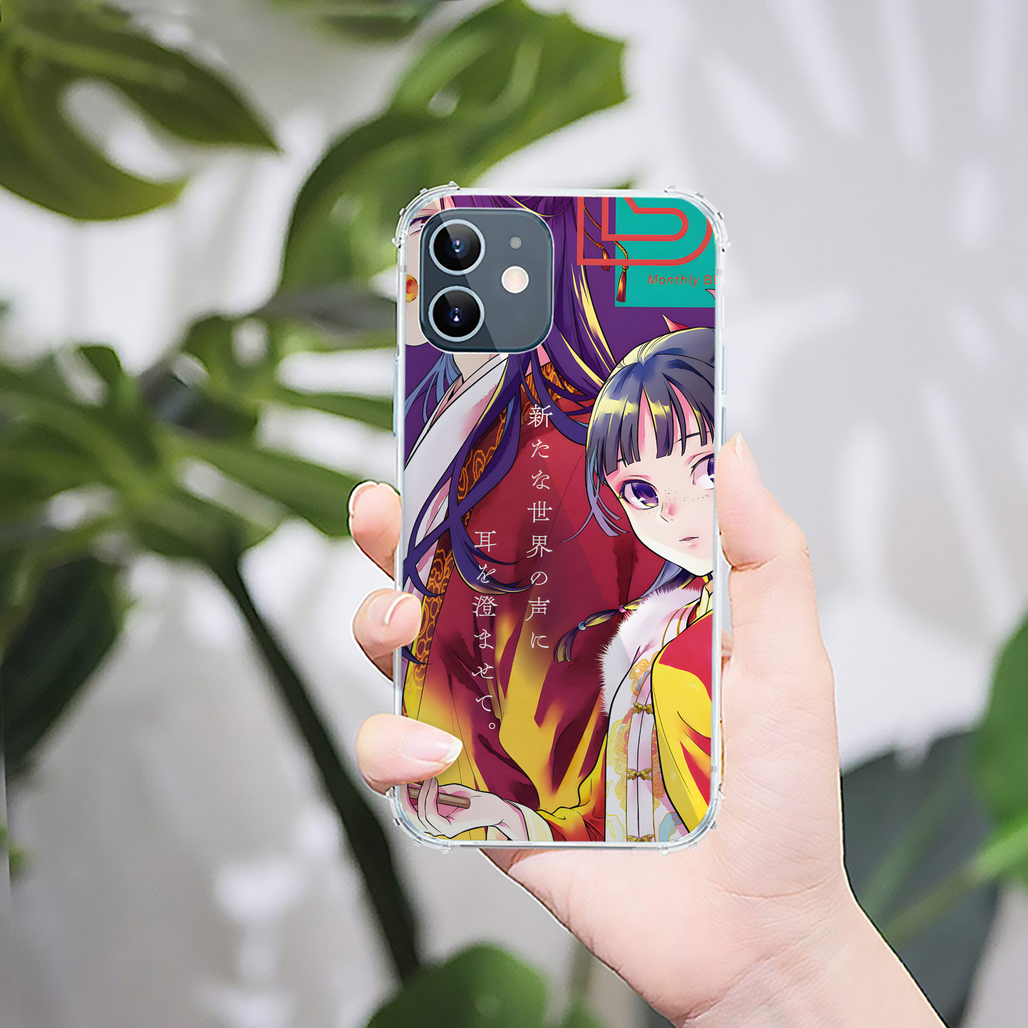 （画像用） 薬屋のひとりごと The Apothecary Diaries 【iPhone 12シリーズ対応】透明スマホケース（クリアソフトケース）